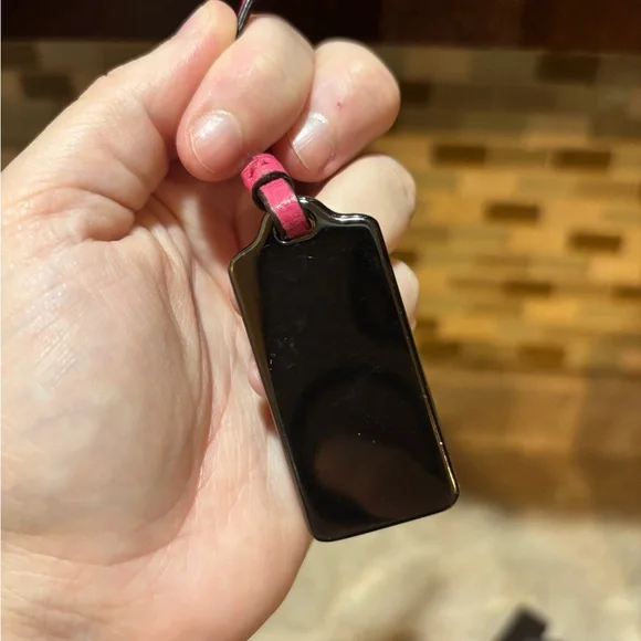 New Coach Pink Bag Hang Tag - Picture 2 of 3